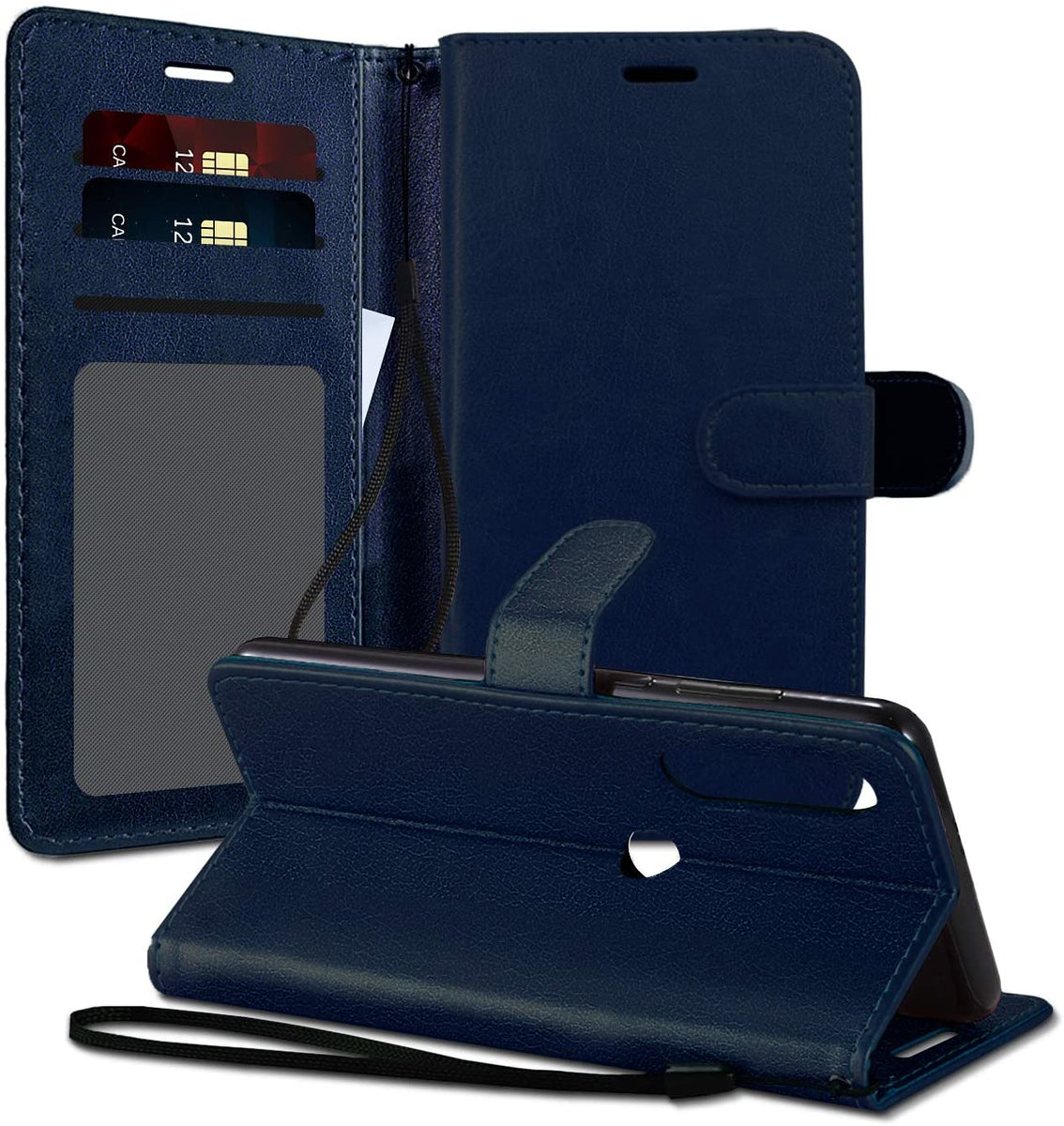 Leather Folio Wallet Case for Motorola Moto G Power (2022) / G Play (2023) Leather Folio Wallet Case for Motorola Moto G Power (2022) / G Play (2023)